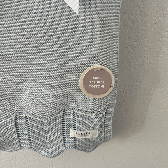 NWT Baby Blanket Blue Quilt - Picture 3 of 3